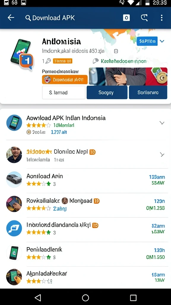 api33 - Tangkapan layar memperlihatkan fitur kompetisi online.