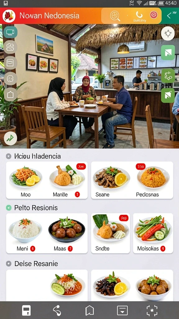 kombo88 - Tampilan antarmuka yang mudah digunakan.