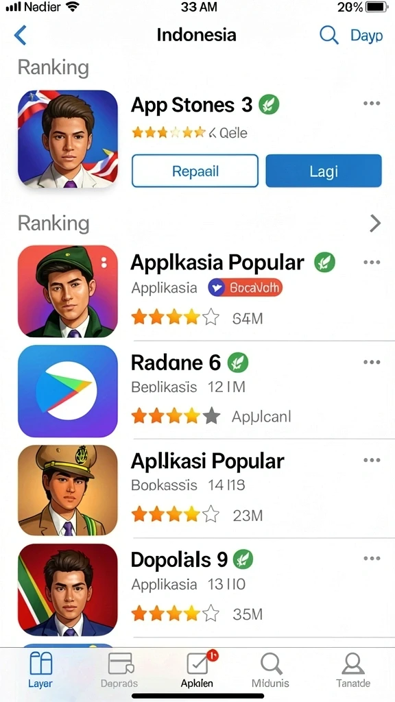 marina77 - Tampilan antarmuka yang menarik dan mudah dinavigasi.