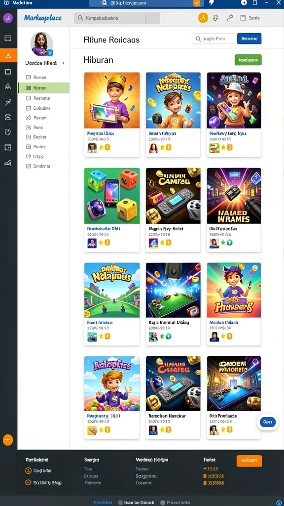 playwin - Tampilan antarmuka yang menarik dan user-friendly.